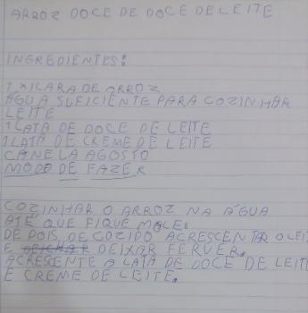 Receitas - 2° ano